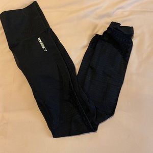 Black seamless leggings